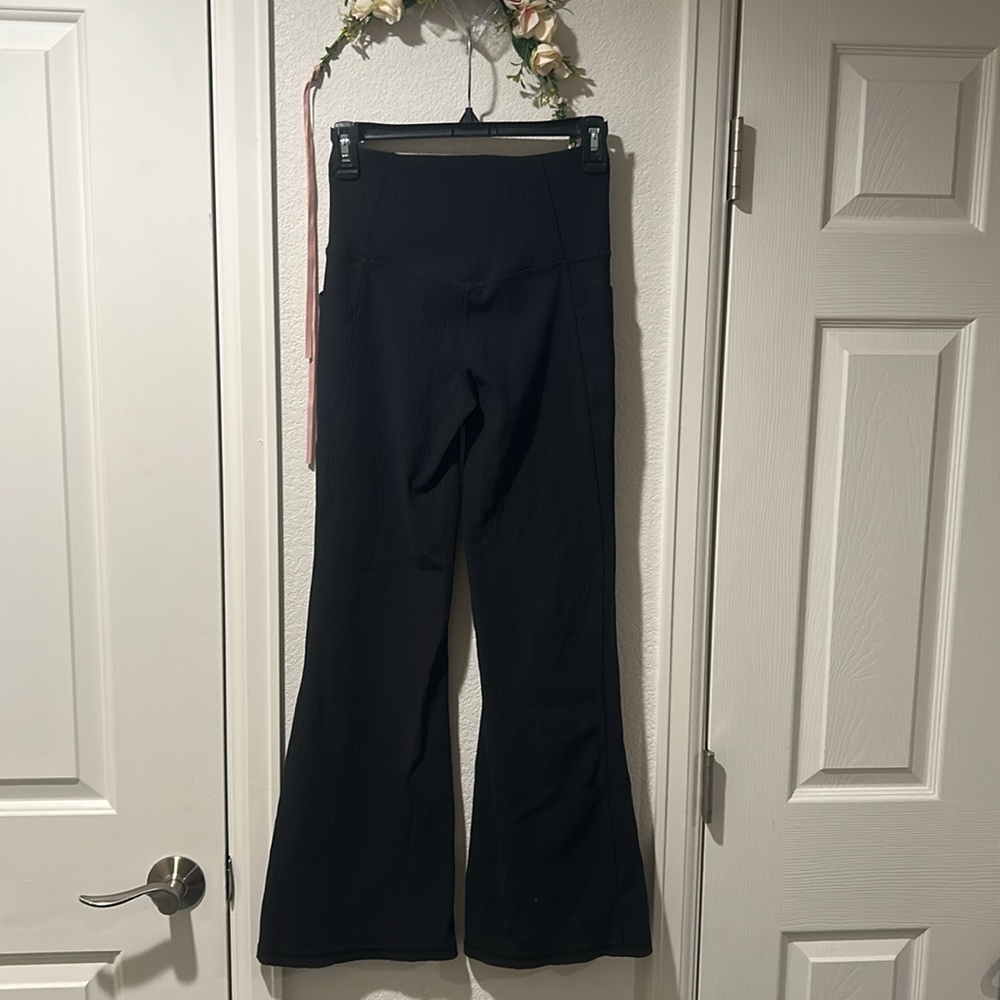 Athleta Classic Black Flare Leggings - Picture 8 of 8